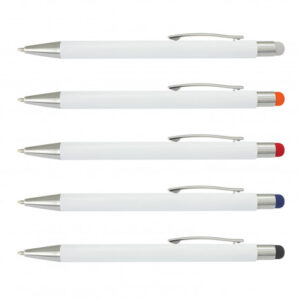 Lancer Stylus Pen - White Barrel