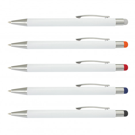 Lancer Stylus Pen - White Barrel