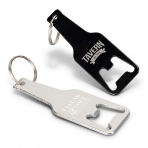 Beverage Bottle Opener Key Ring