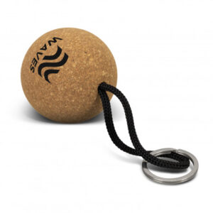 Cork Floating Key Ring - Round