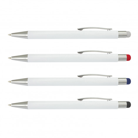 Lancer Stylus Pen - White Barrel