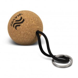 Cork Floating Key Ring - Round