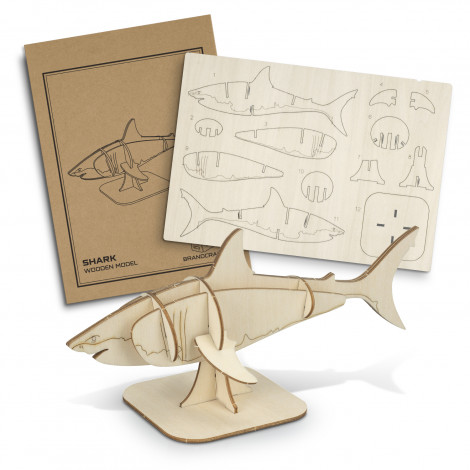 BRANDCRAFT Shark Wooden Model