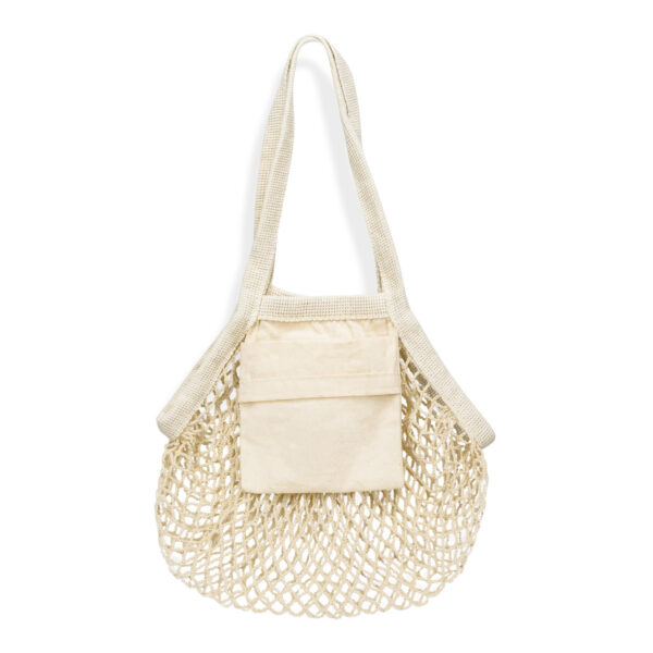image of product Cotton Mesh Foldaway Tote Bag - Small Main