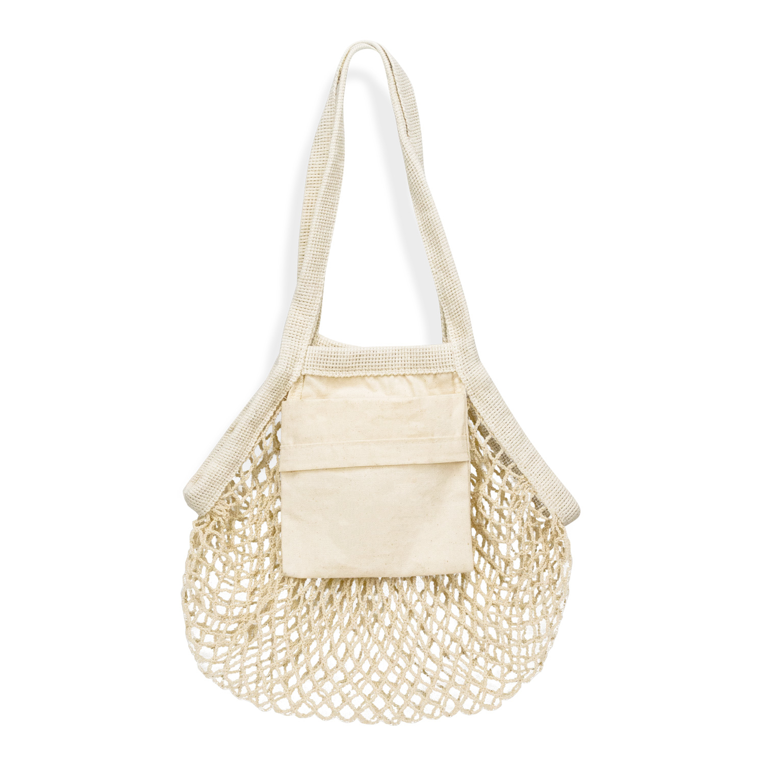 image of product Cotton Mesh Foldaway Tote Bag - Small Main