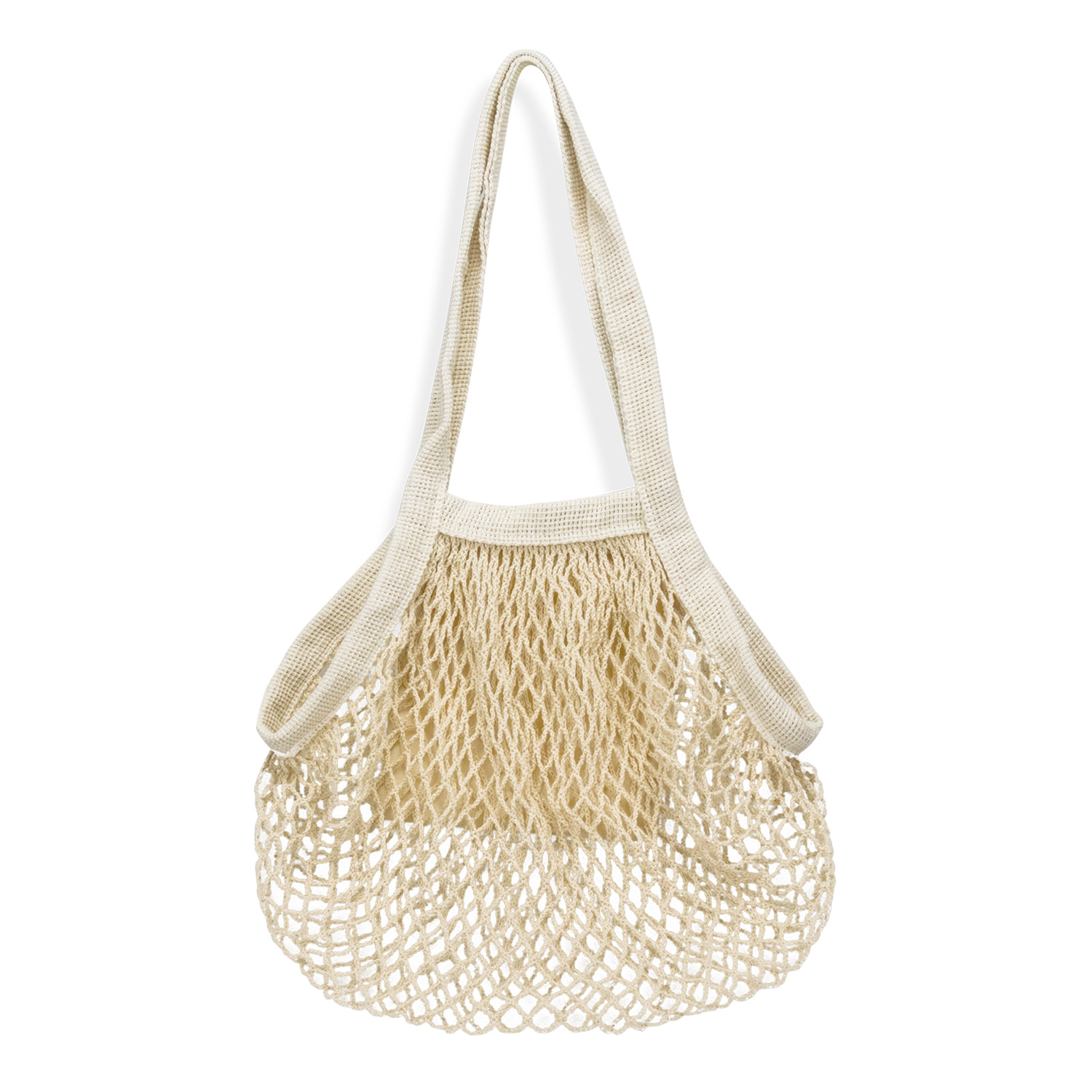 image of product Cotton Mesh Foldaway Tote Bag - Small Back