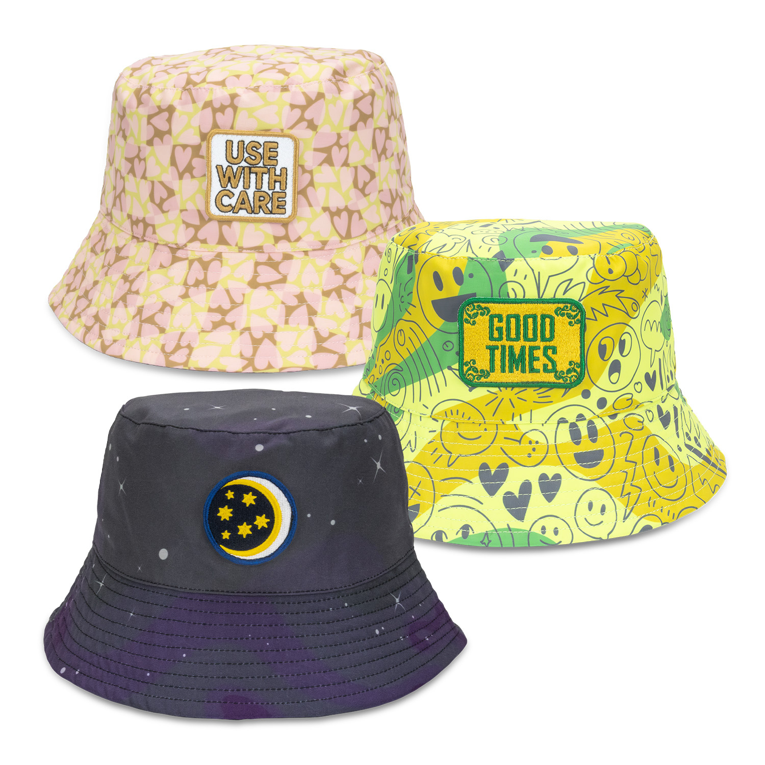 image of product Sonny Custom Bucket Hat with Embroidery Patch Main