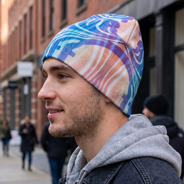 image of product Commando Custom Full Colour Beanie Feature