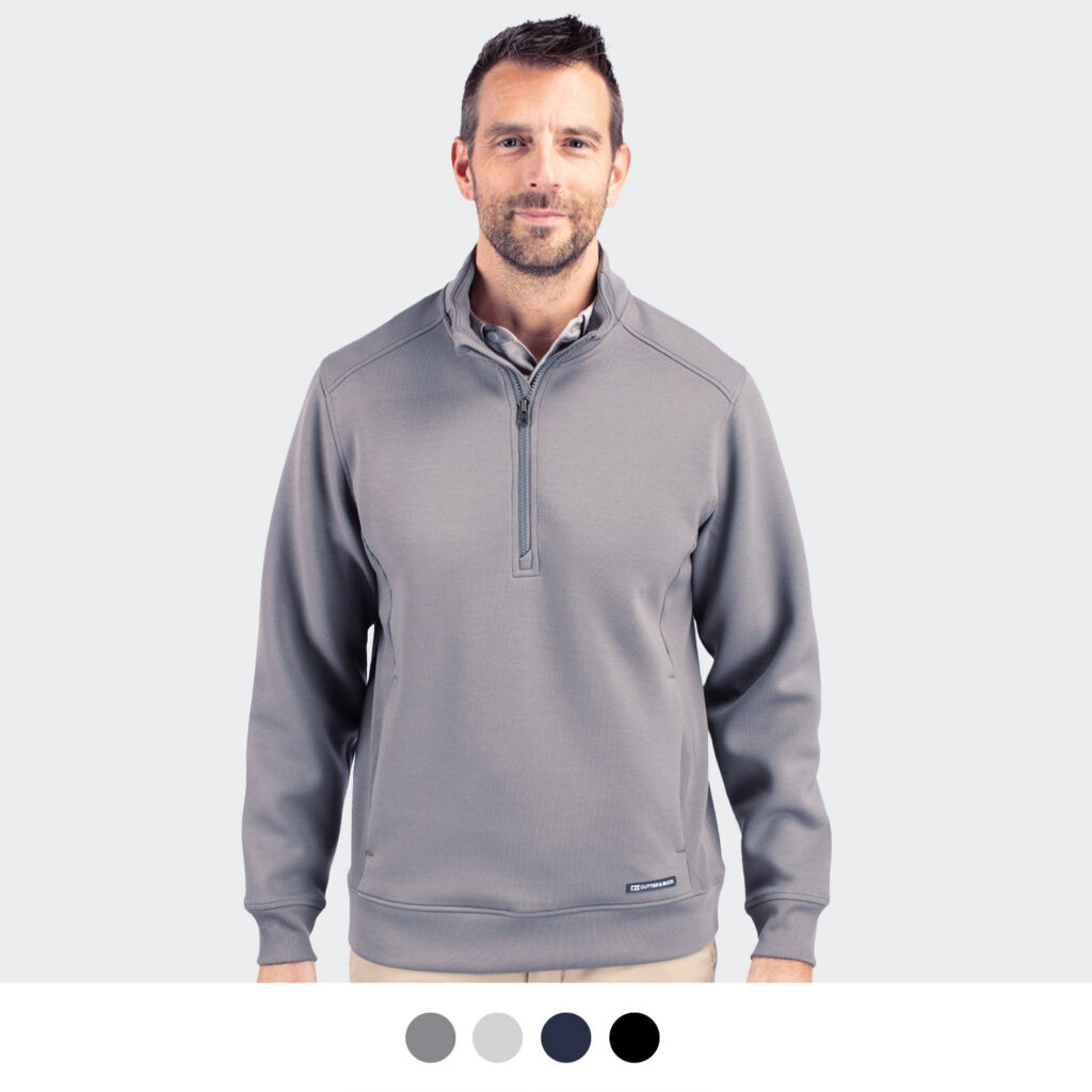 image of product Cutter & Buck Roam Mens Half Zip Jacket Main