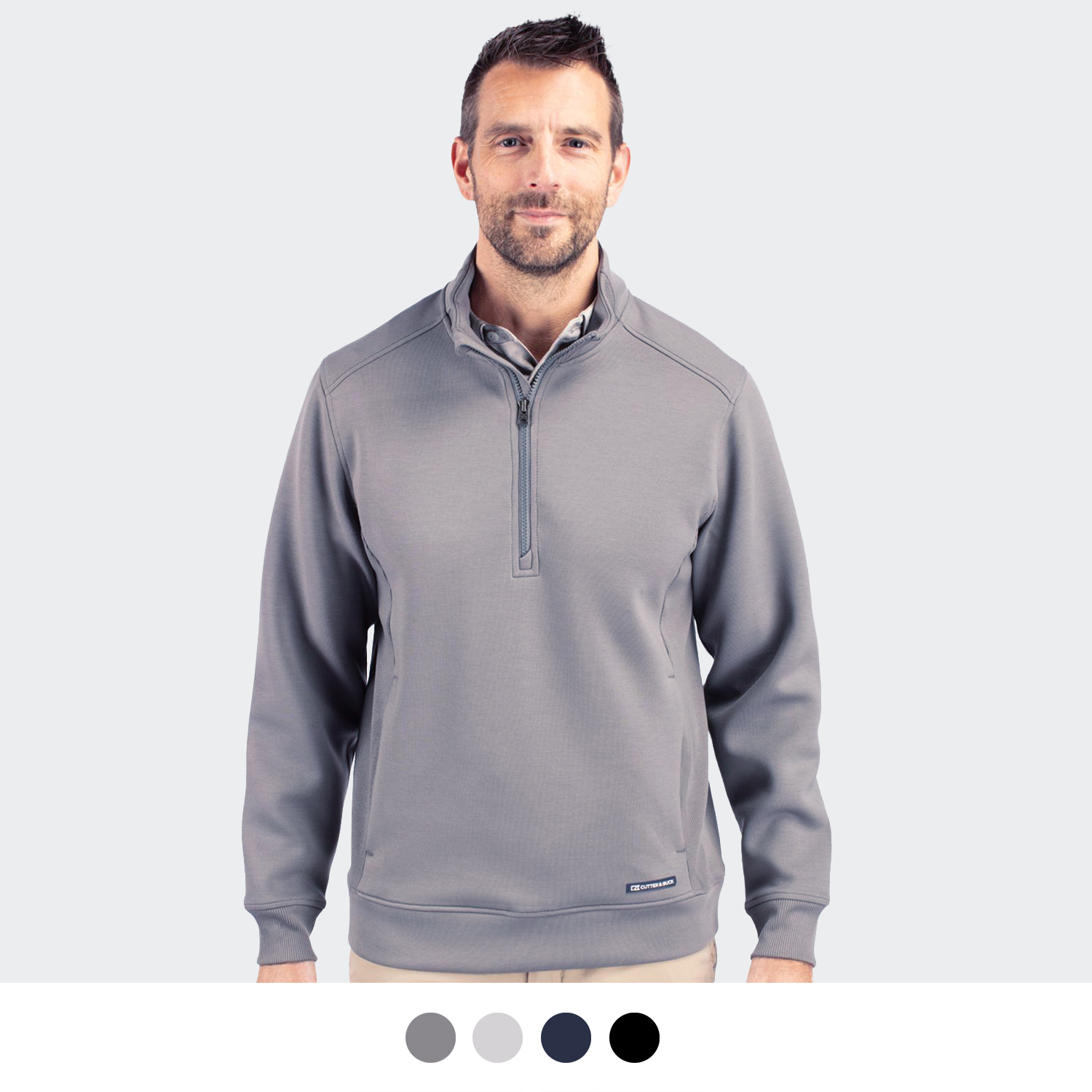 image of product Cutter & Buck Roam Mens Half Zip Jacket Main